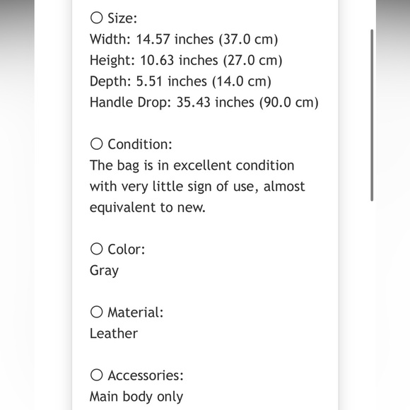 Gucci Metallic Gray Leather Shoulder Bag - Picture 11 of 11